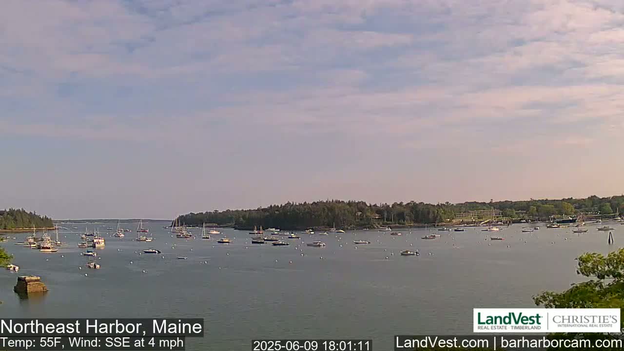 Northeast Harbor, Acadia National Park, Live Cam , Maine 