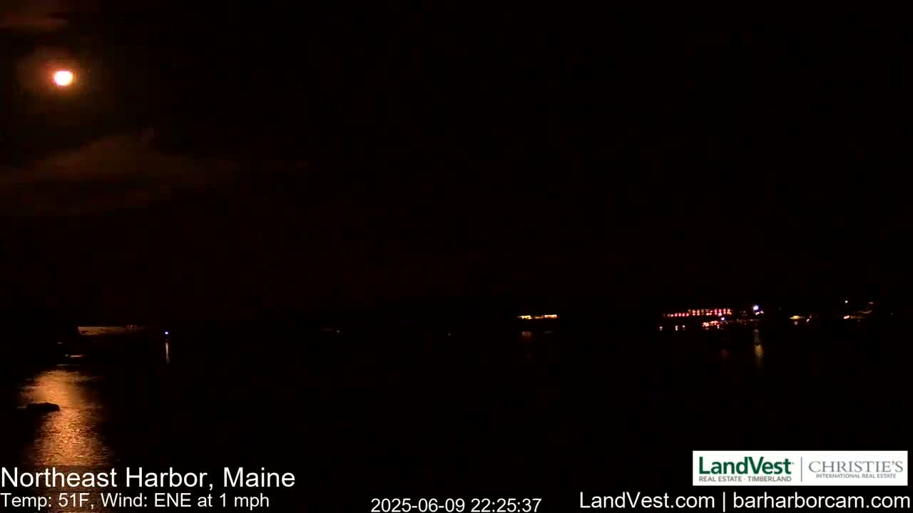 Northeast Harbor, Acadia National Park, Live Cam , Maine 