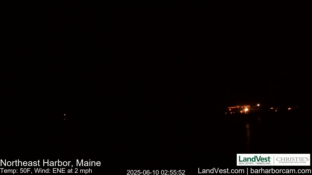 Northeast Harbor, Acadia National Park, Live Cam , Maine 