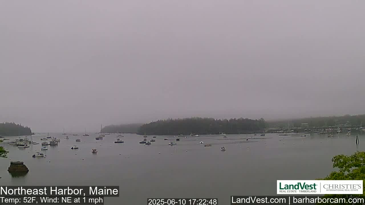 Northeast Harbor, Acadia National Park, Live Cam , Maine 