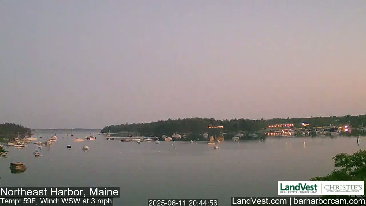 Northeast Harbor, Acadia National Park, Live Cam , Maine 