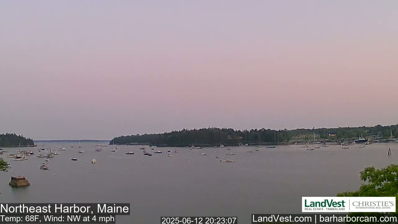 Northeast Harbor, Acadia National Park, Live Cam , Maine 
