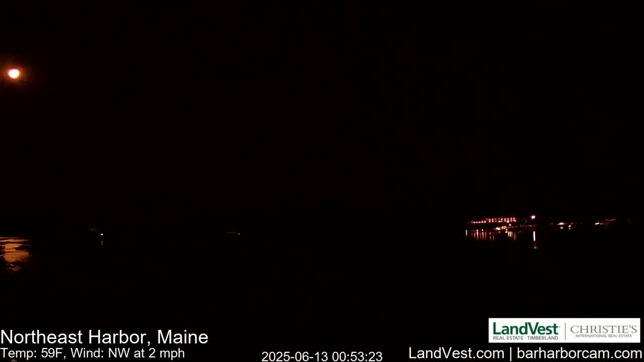 Northeast Harbor, Acadia National Park, Live Cam , Maine 