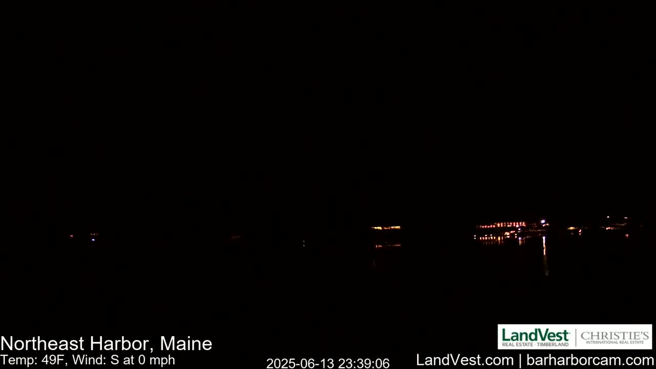Northeast Harbor, Acadia National Park, Live Cam , Maine 