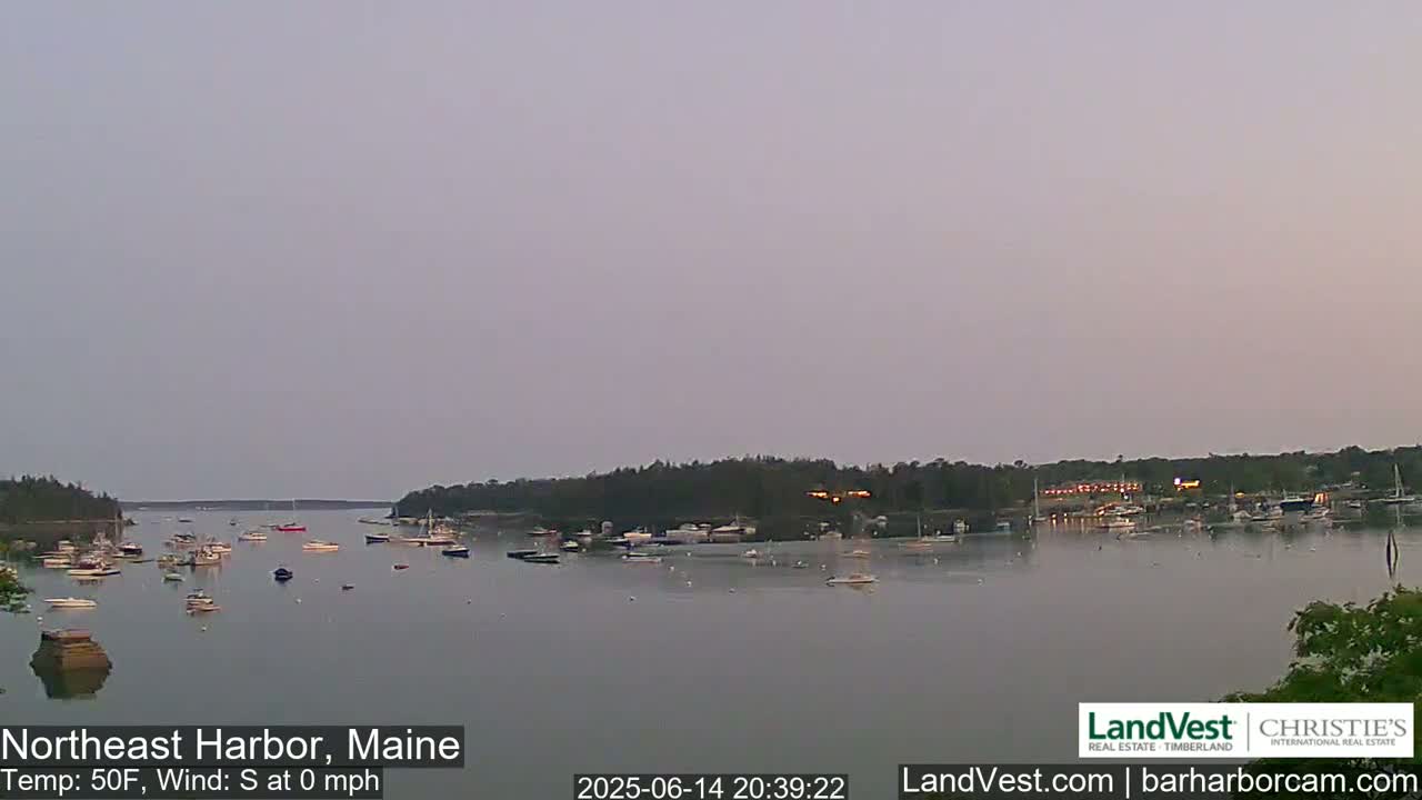 Northeast Harbor, Acadia National Park, Live Cam , Maine 