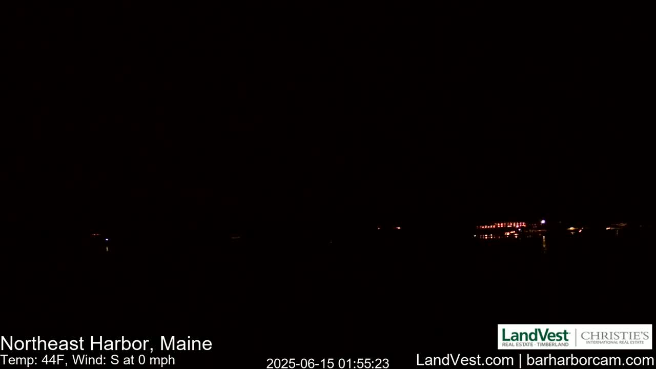 Northeast Harbor, Acadia National Park, Live Cam , Maine 