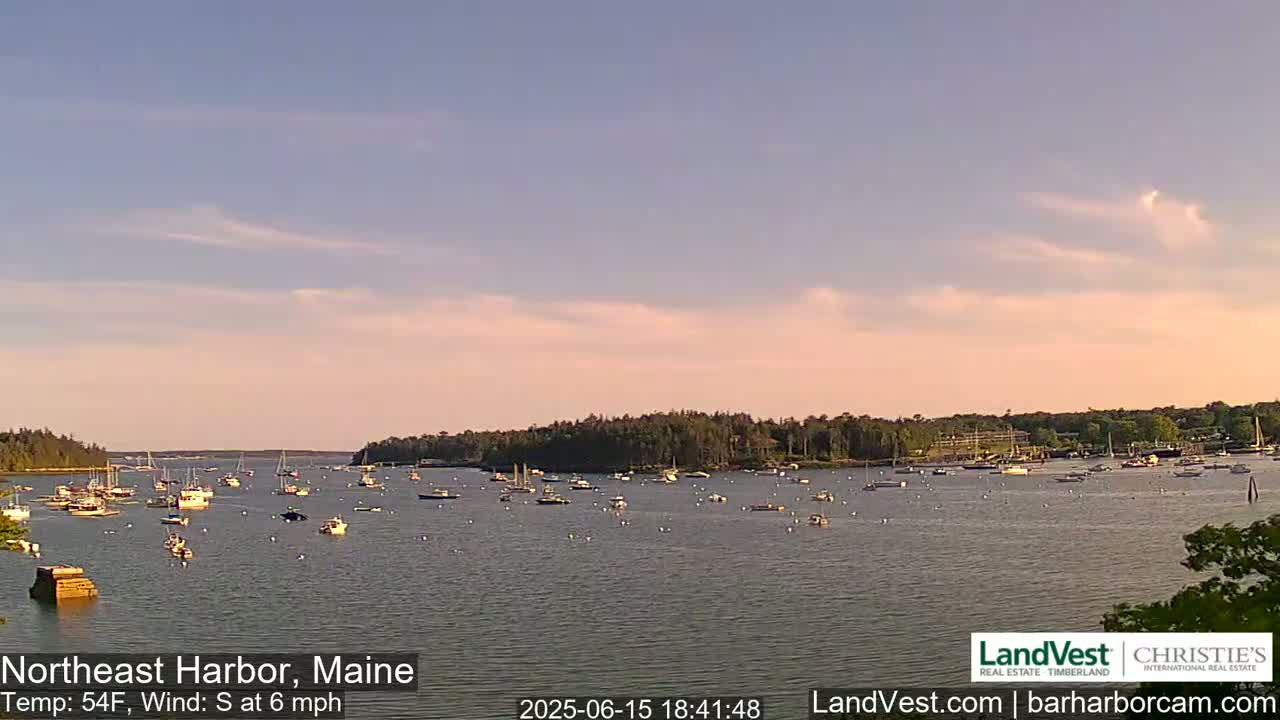 Northeast Harbor, Acadia National Park, Live Cam , Maine 