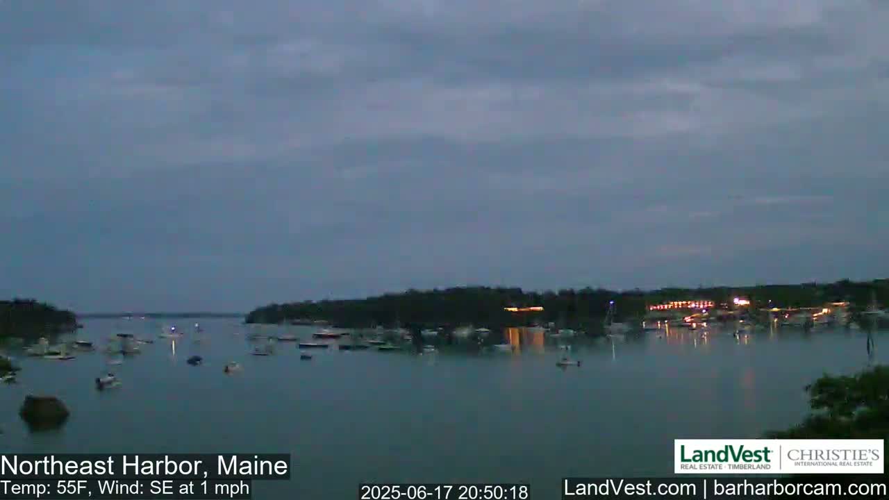 Northeast Harbor, Acadia National Park, Live Cam , Maine 
