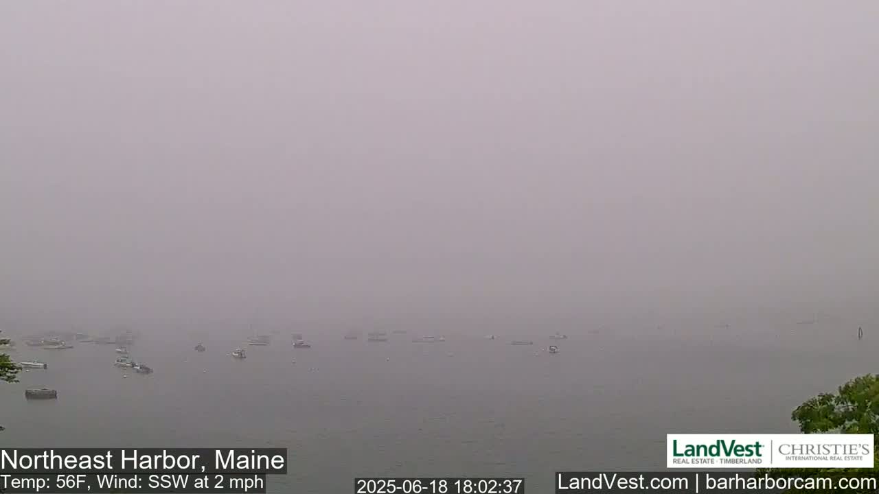 Northeast Harbor, Acadia National Park, Live Cam , Maine 