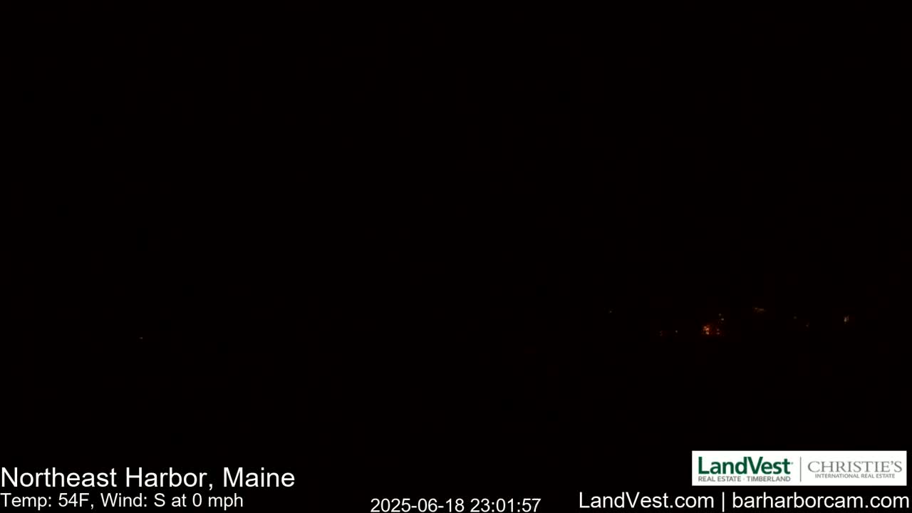 Northeast Harbor, Acadia National Park, Live Cam , Maine 