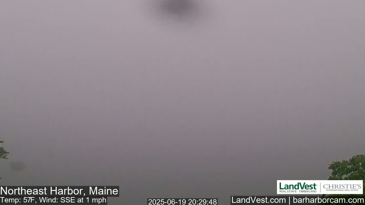 Northeast Harbor, Acadia National Park, Live Cam , Maine 
