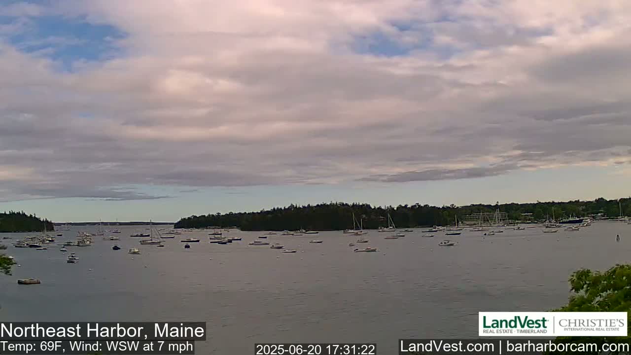 Northeast Harbor, Acadia National Park, Live Cam , Maine 