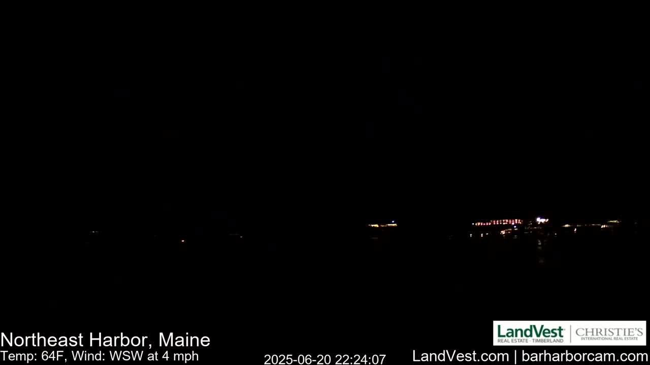 Northeast Harbor, Acadia National Park, Live Cam , Maine 