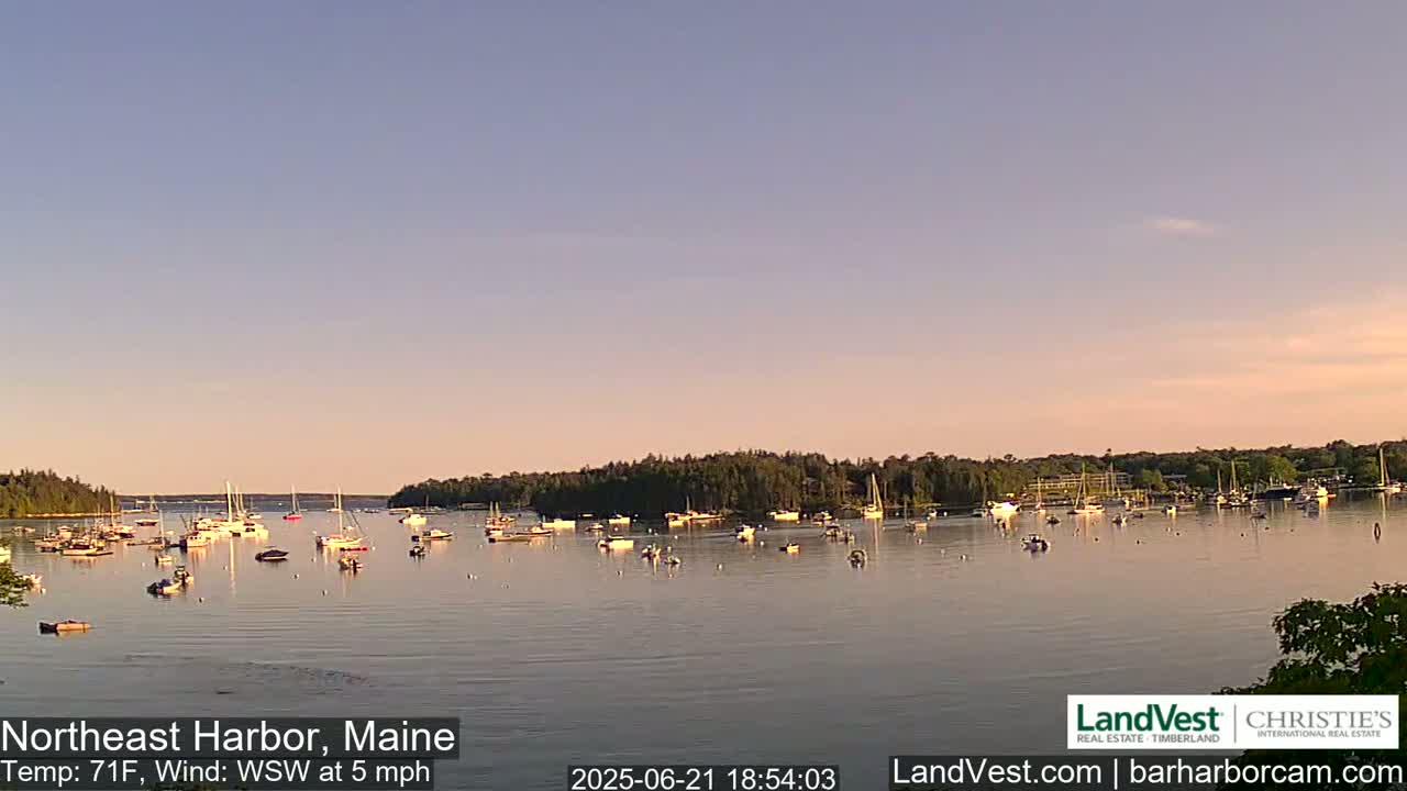 Northeast Harbor, Acadia National Park, Live Cam , Maine 