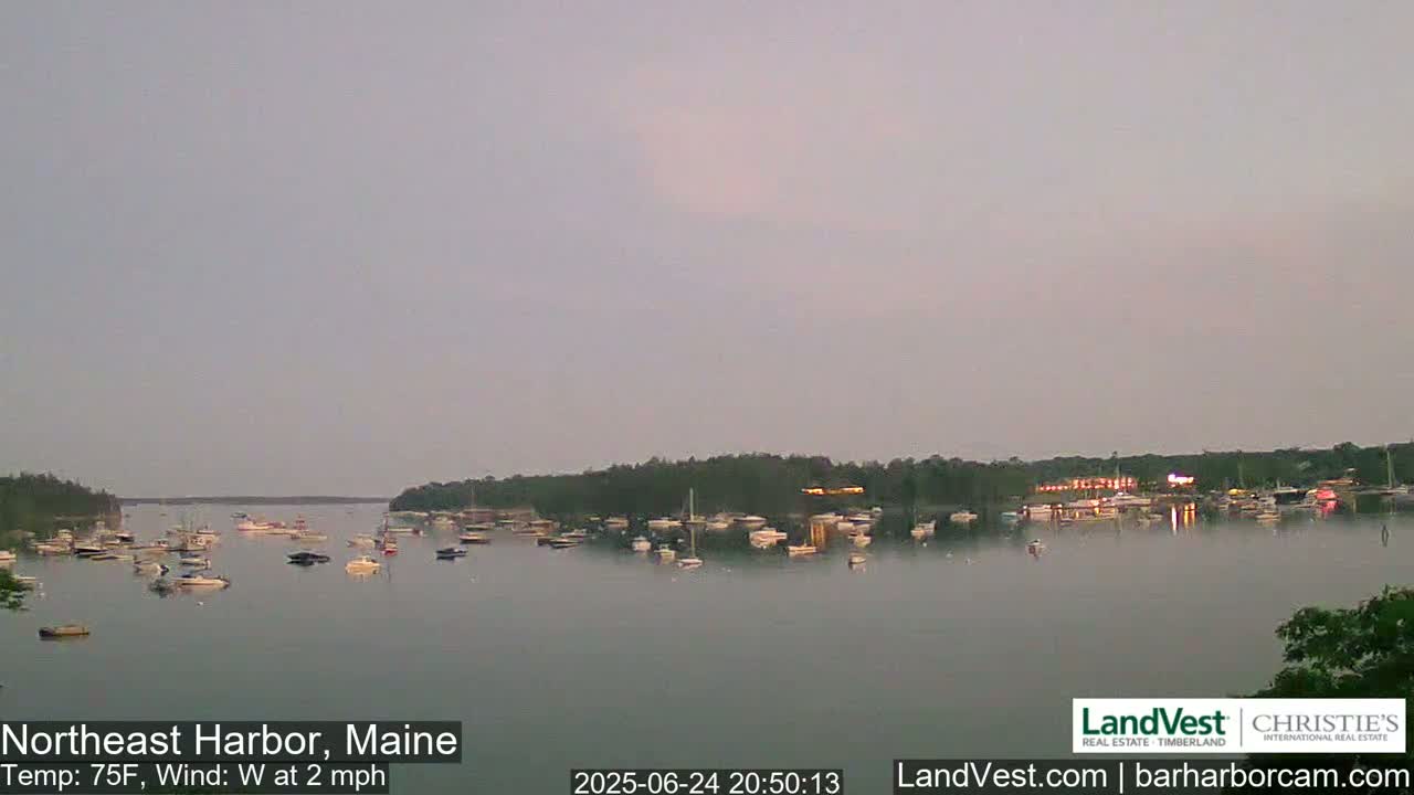 Northeast Harbor, Acadia National Park, Live Cam , Maine 