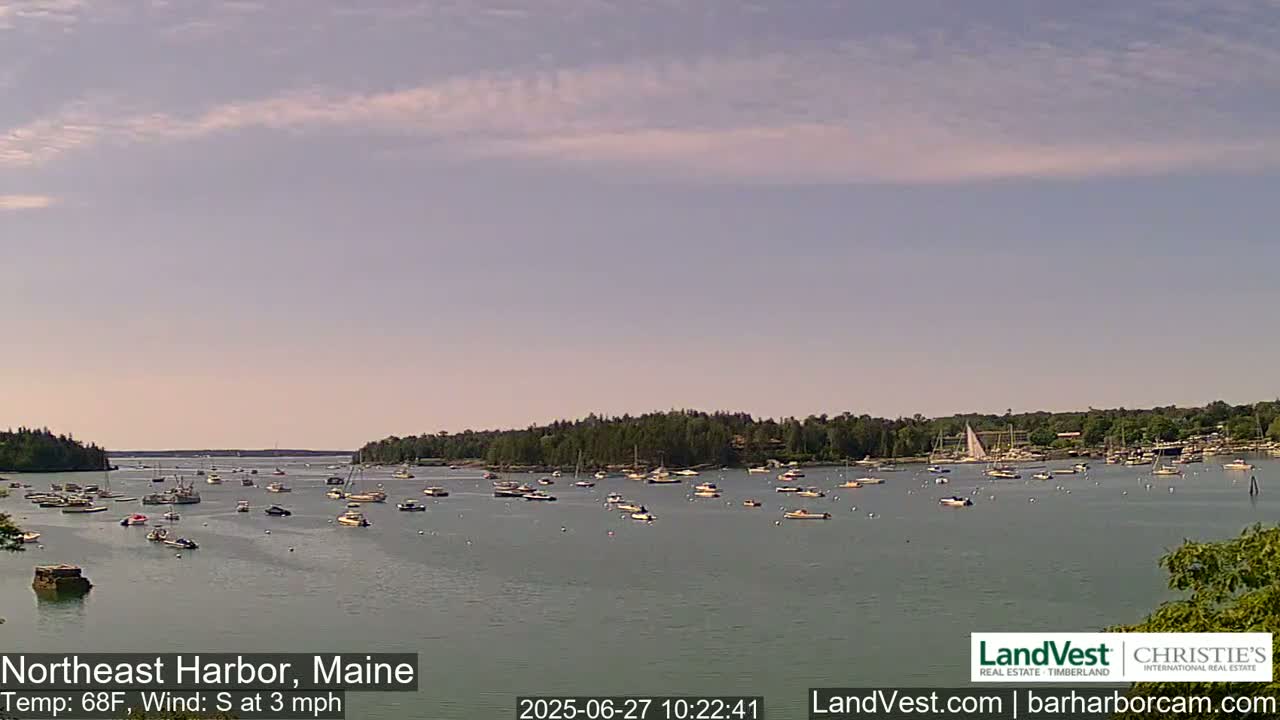 Northeast Harbor, Acadia National Park, Live Cam , Maine 