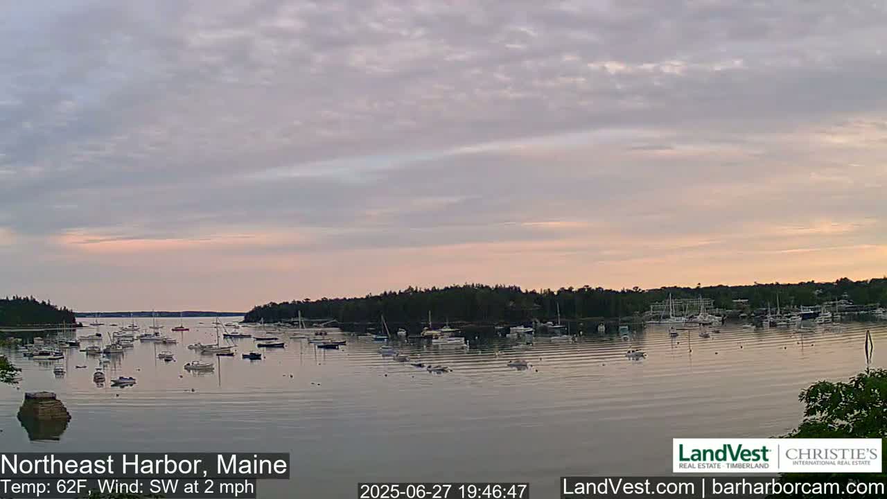 Northeast Harbor, Acadia National Park, Live Cam , Maine 