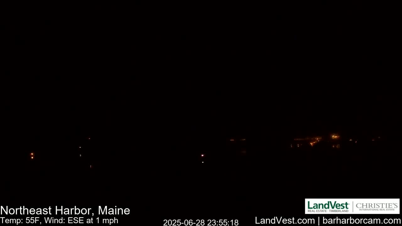 Northeast Harbor, Acadia National Park, Live Cam , Maine 