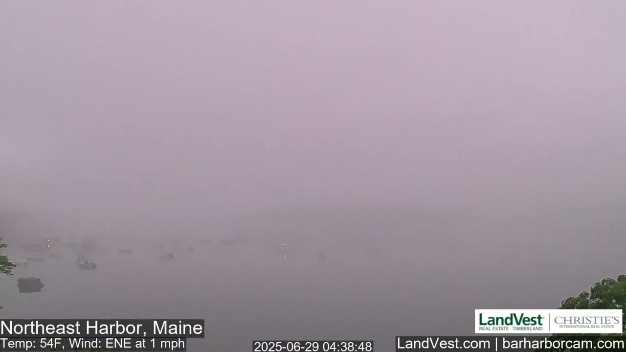 Northeast Harbor, Acadia National Park, Live Cam , Maine 