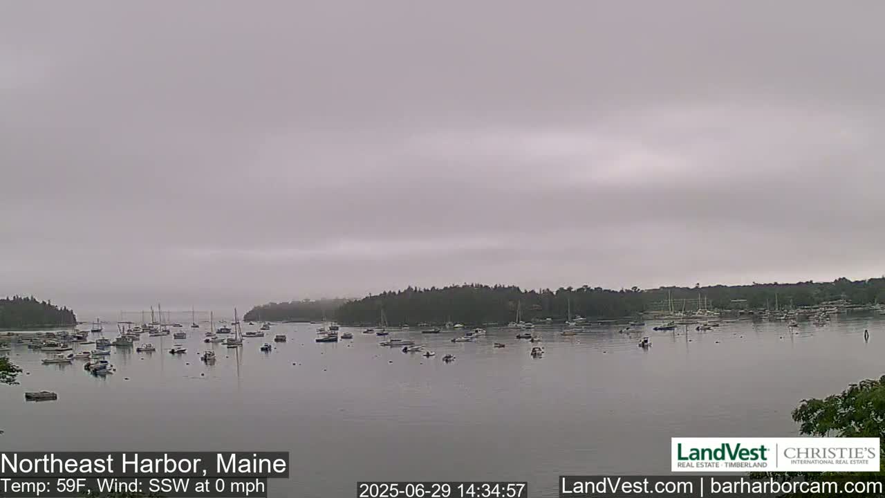 Northeast Harbor, Acadia National Park, Live Cam , Maine 