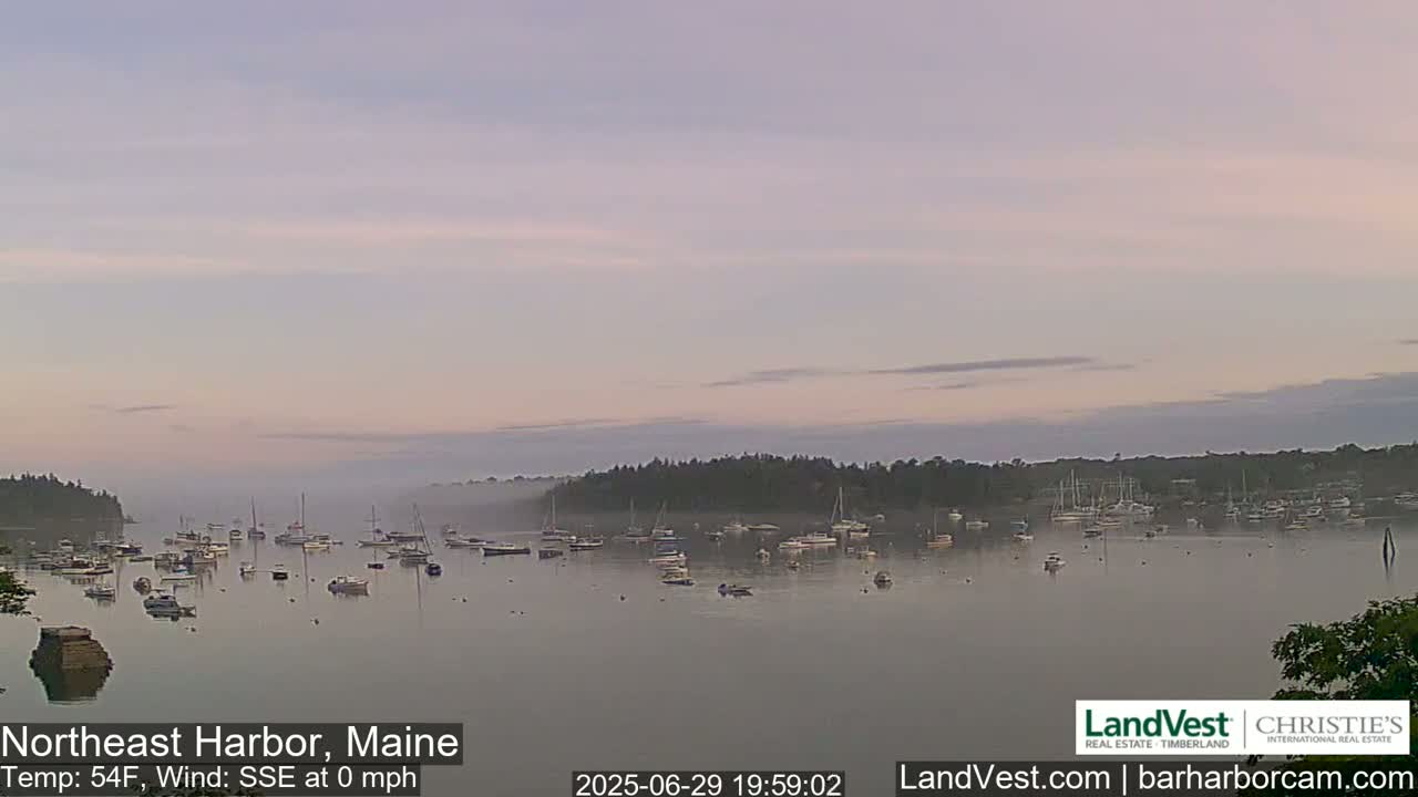 Northeast Harbor, Acadia National Park, Live Cam , Maine 