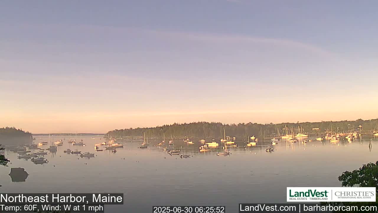 Northeast Harbor, Acadia National Park, Live Cam , Maine 