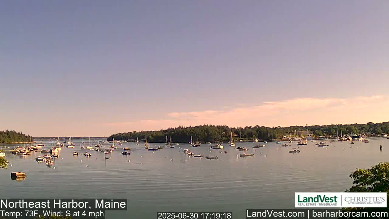 Northeast Harbor, Acadia National Park, Live Cam , Maine 