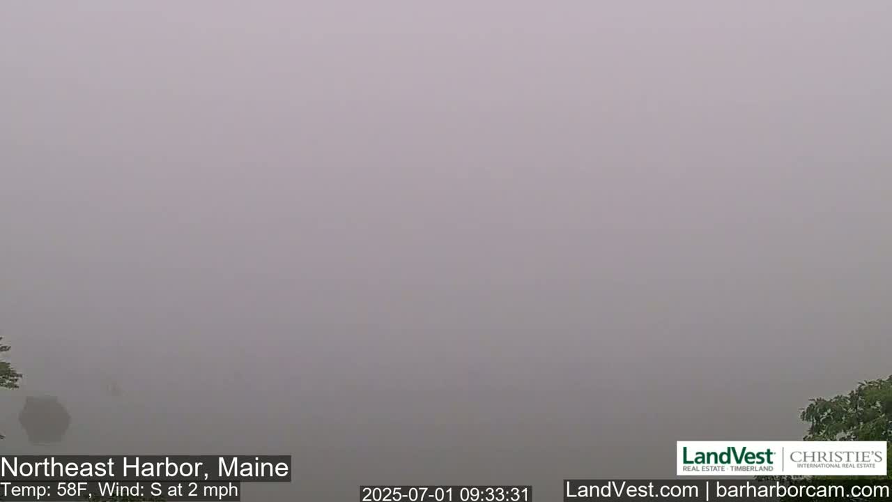 Northeast Harbor, Acadia National Park, Live Cam , Maine 