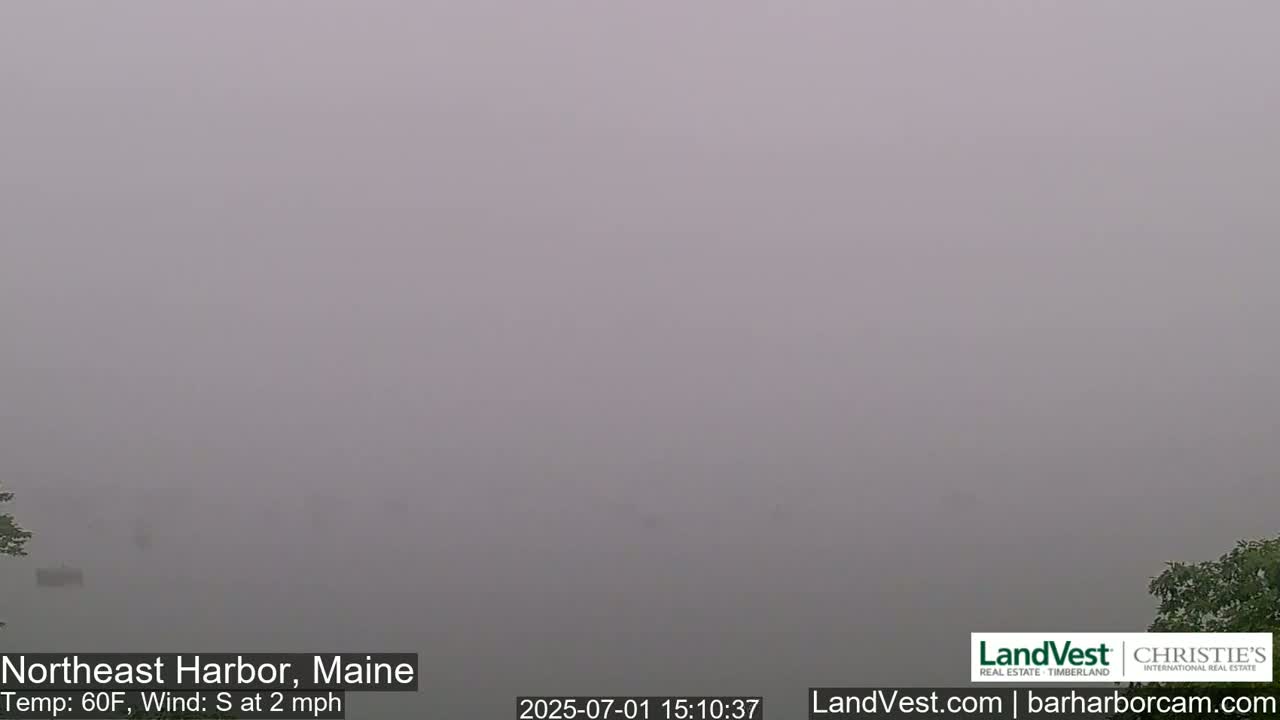 Northeast Harbor, Acadia National Park, Live Cam , Maine 
