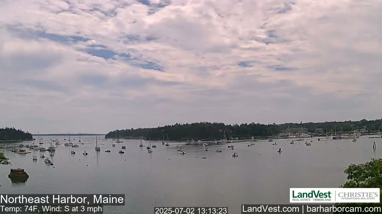 Northeast Harbor, Acadia National Park, Live Cam , Maine 