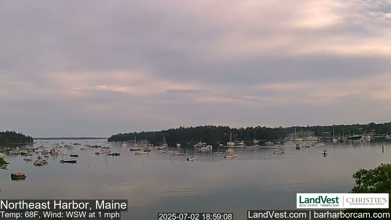 Northeast Harbor, Acadia National Park, Live Cam , Maine 