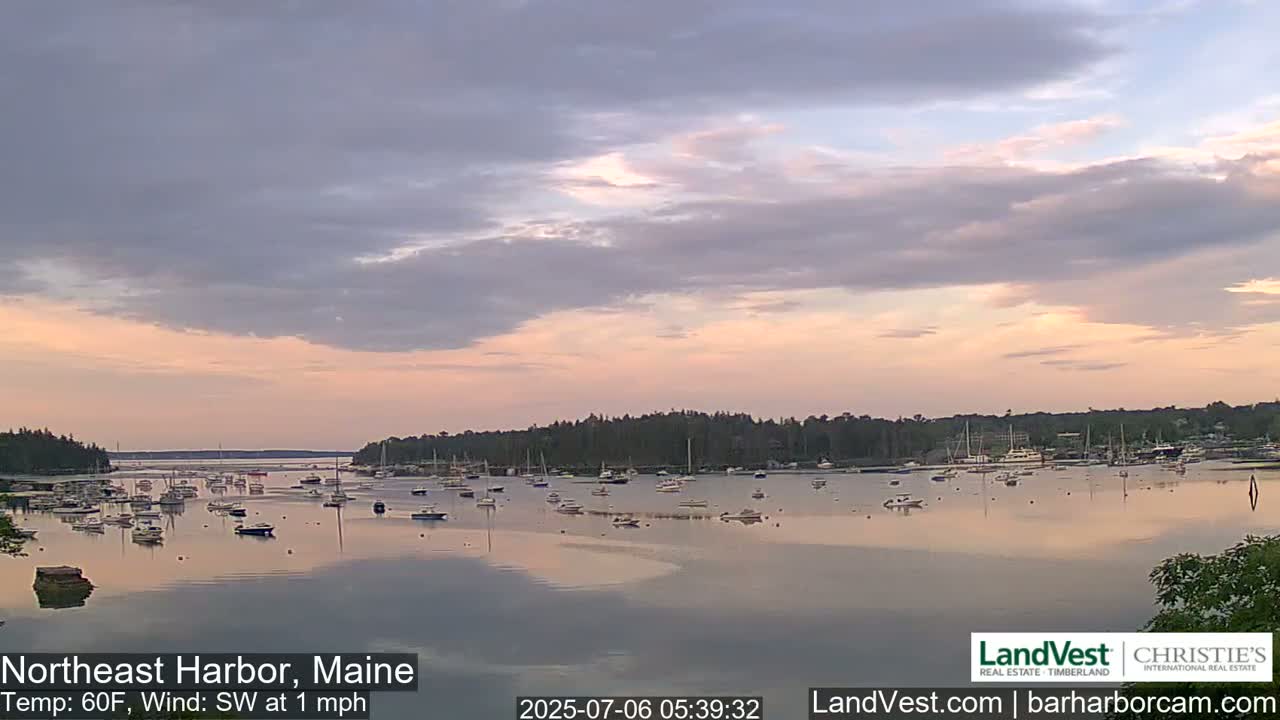 Northeast Harbor, Acadia National Park, Live Cam , Maine 