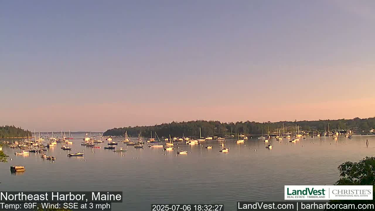 Northeast Harbor, Acadia National Park, Live Cam , Maine 