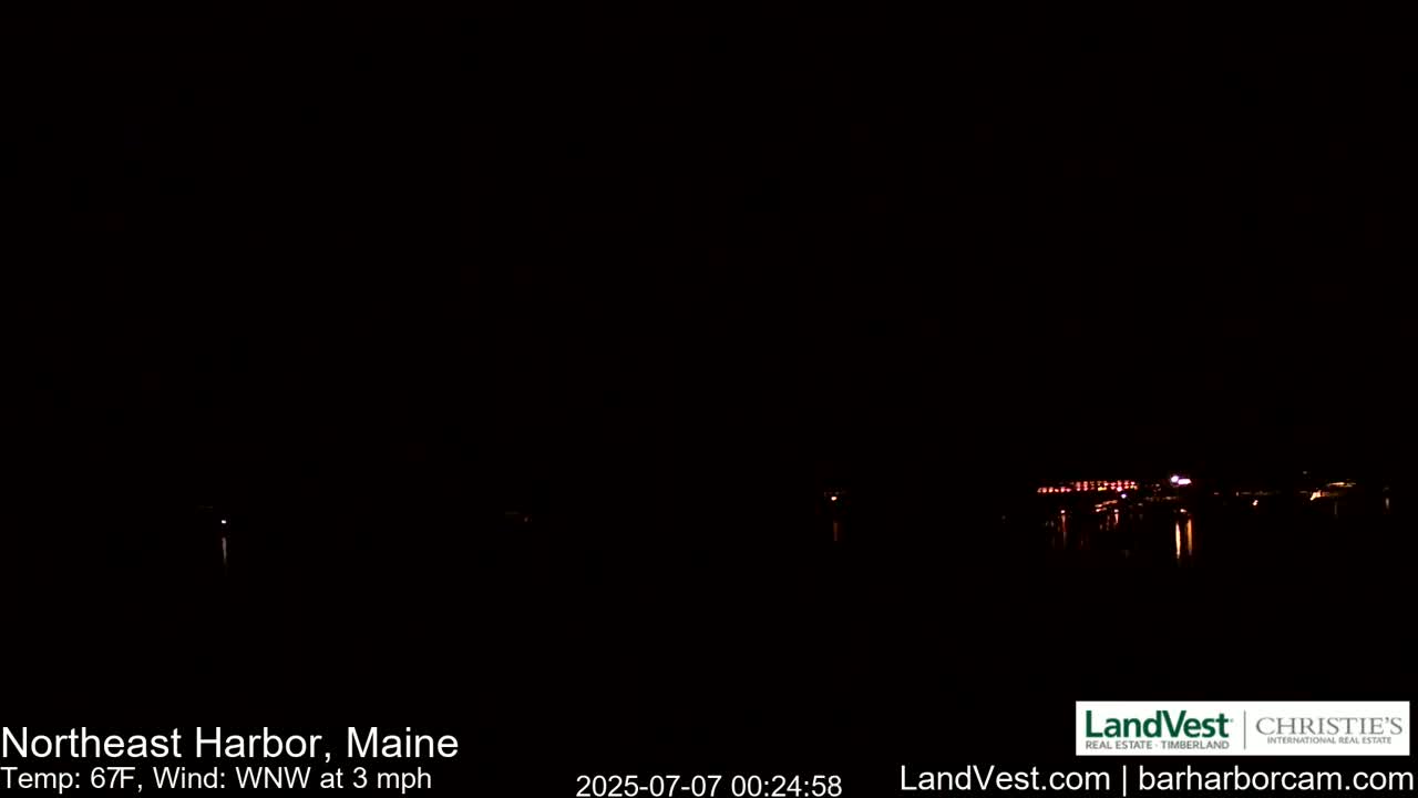 Northeast Harbor, Acadia National Park, Live Cam , Maine 