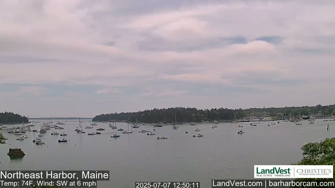 Northeast Harbor, Acadia National Park, Live Cam , Maine 