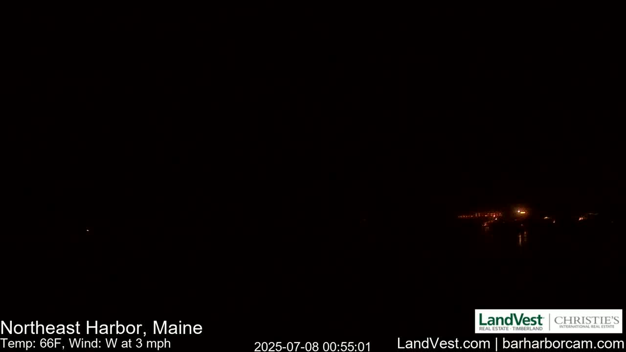 Northeast Harbor, Acadia National Park, Live Cam , Maine 