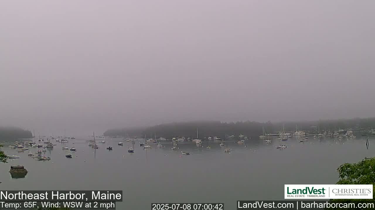 Northeast Harbor, Acadia National Park, Live Cam , Maine 