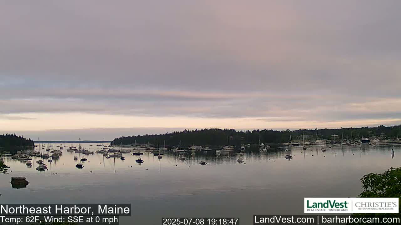 Northeast Harbor, Acadia National Park, Live Cam , Maine 