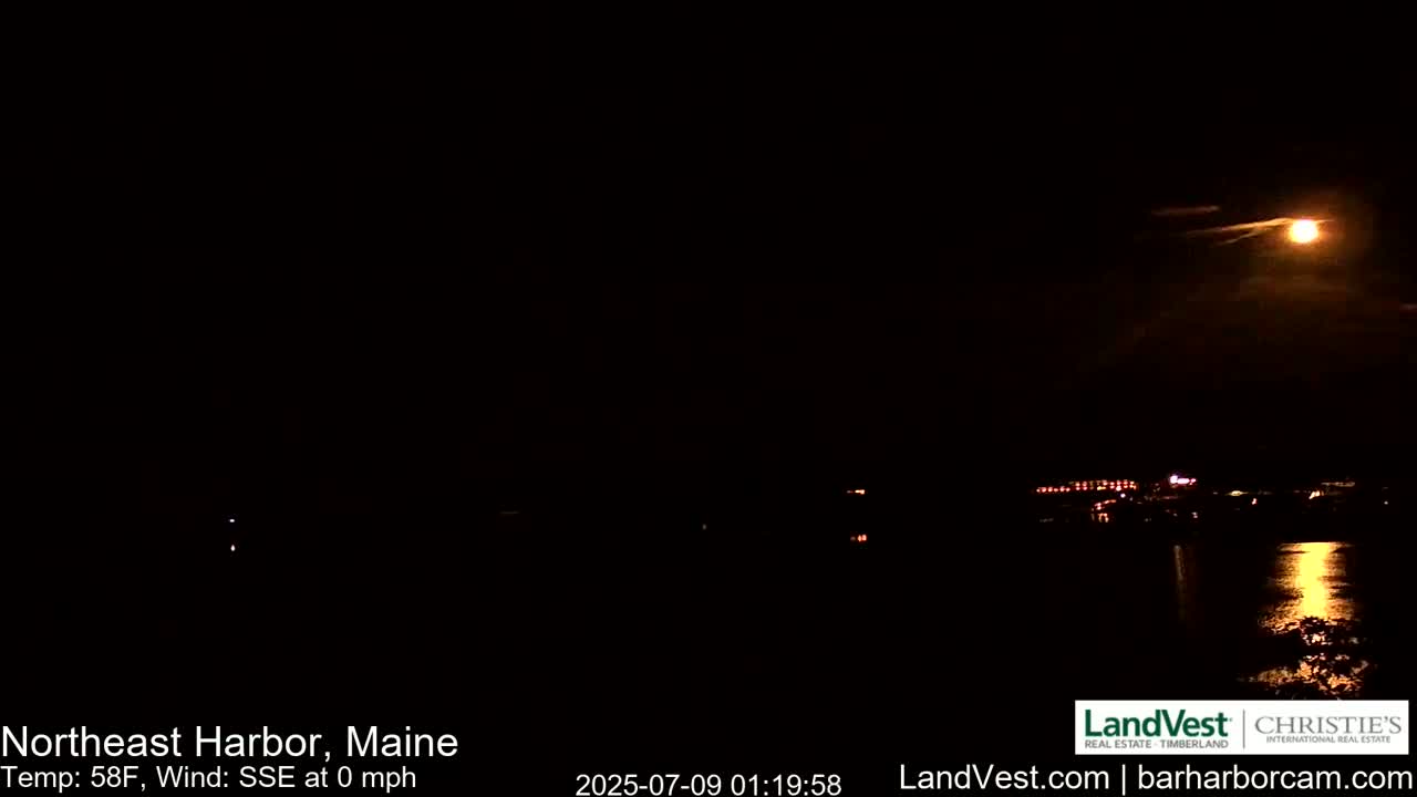 Northeast Harbor, Acadia National Park, Live Cam , Maine 