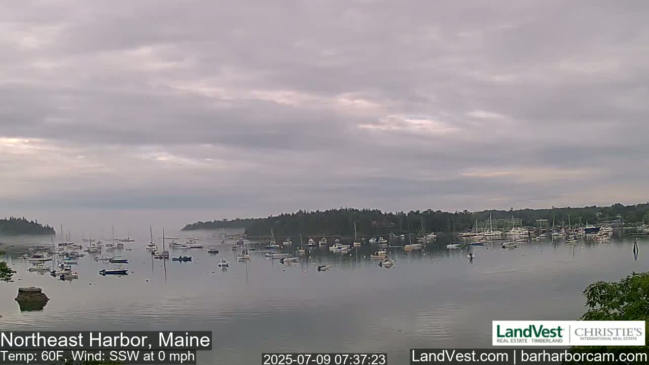Northeast Harbor, Acadia National Park, Live Cam , Maine 