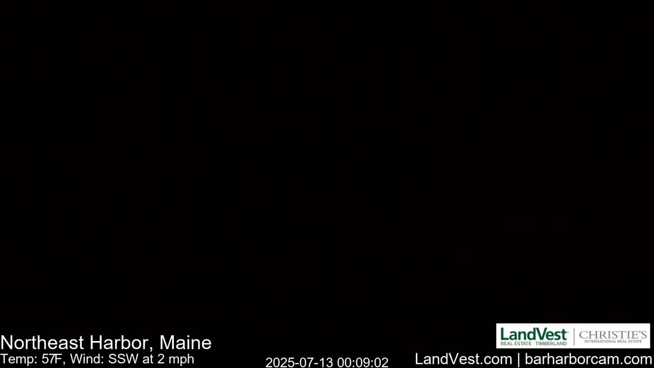 Northeast Harbor, Acadia National Park, Live Cam , Maine 