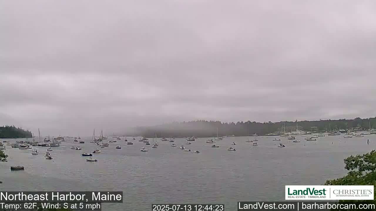 Northeast Harbor, Acadia National Park, Live Cam , Maine 