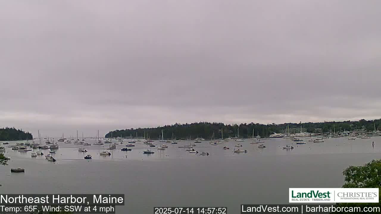 Northeast Harbor, Acadia National Park, Live Cam , Maine 