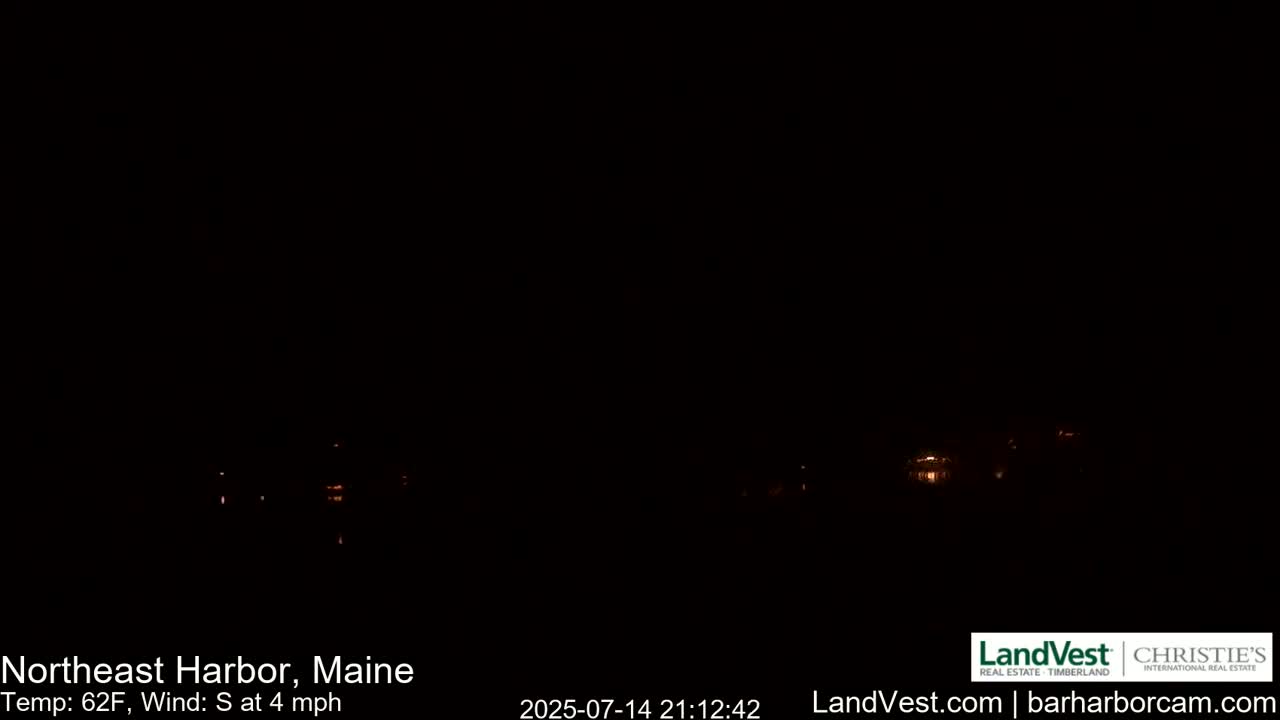 Northeast Harbor, Acadia National Park, Live Cam , Maine 