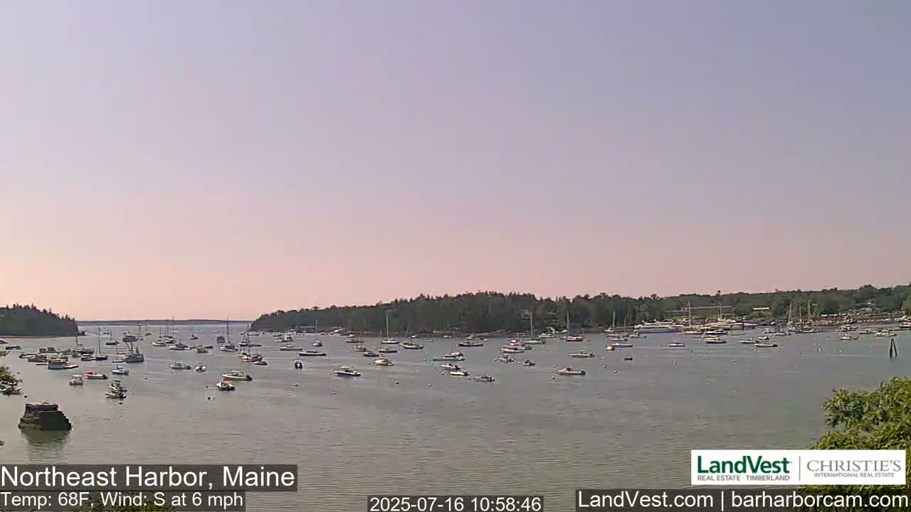 Northeast Harbor, Acadia National Park, Live Cam , Maine 