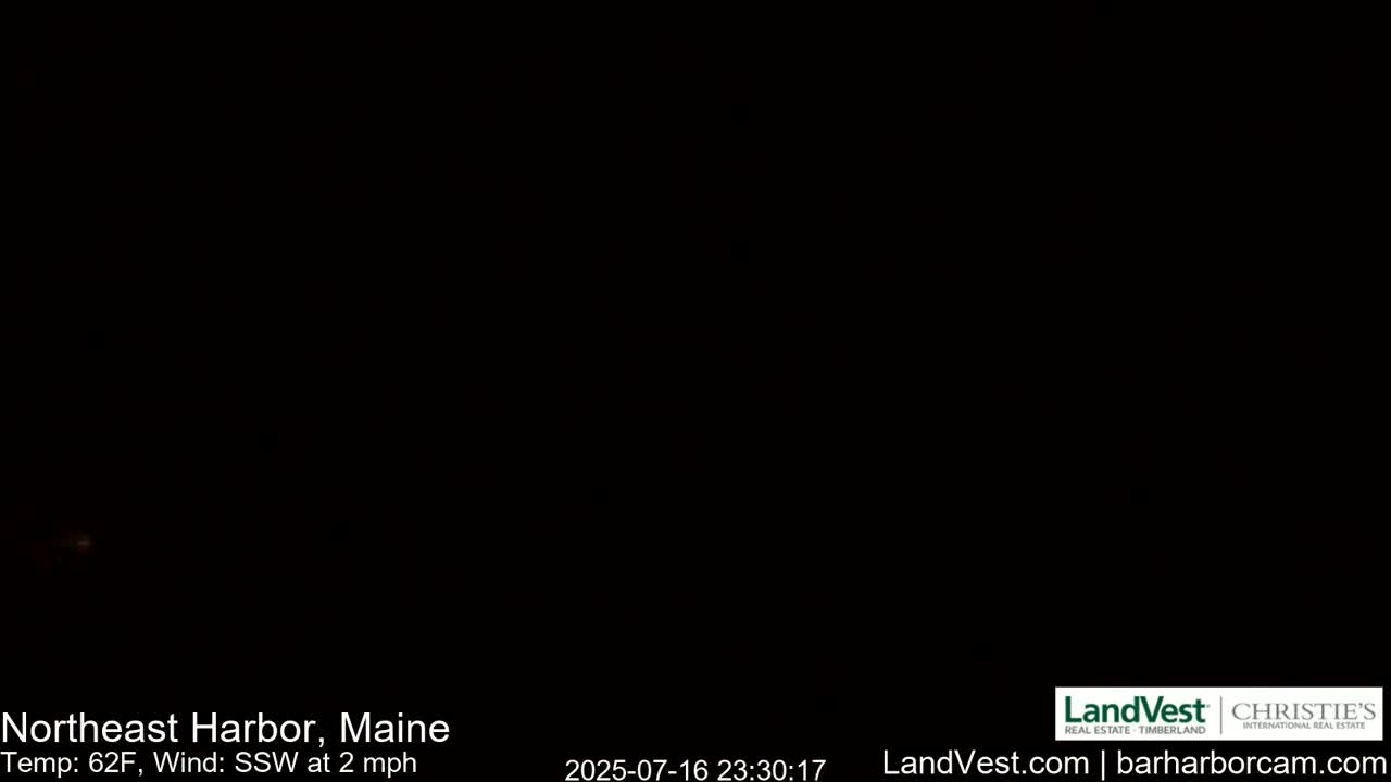 Northeast Harbor, Acadia National Park, Live Cam , Maine 