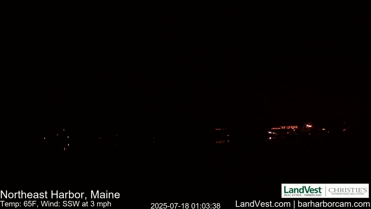 Northeast Harbor, Acadia National Park, Live Cam , Maine 