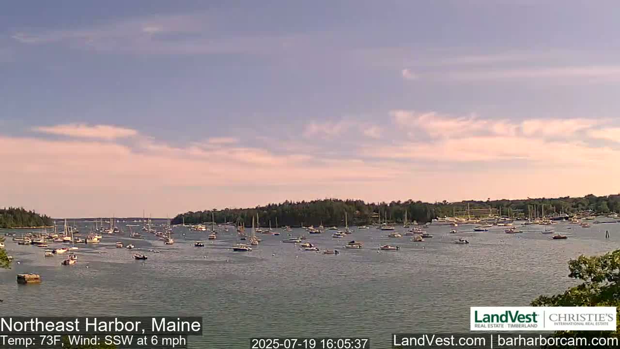 Northeast Harbor, Acadia National Park, Live Cam , Maine 