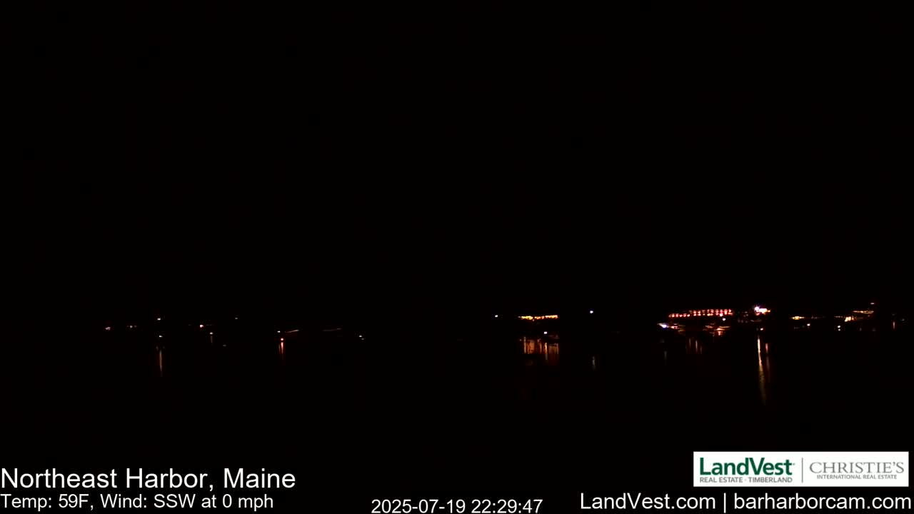 Northeast Harbor, Acadia National Park, Live Cam , Maine 