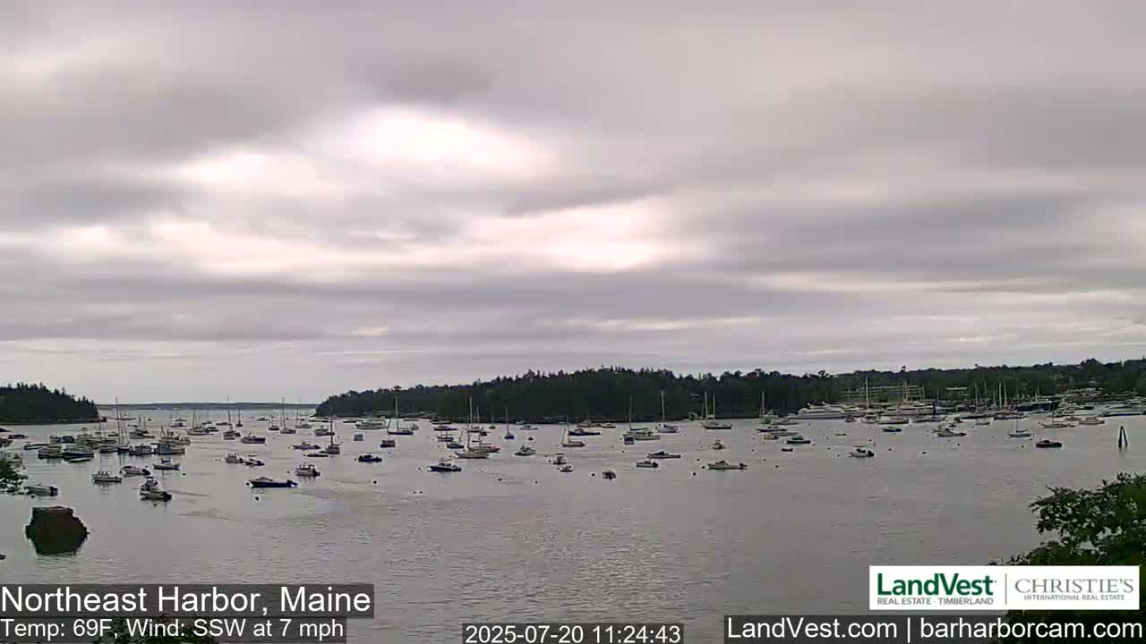 Northeast Harbor, Acadia National Park, Live Cam , Maine 